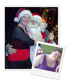 Angela before and after
