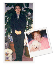 Kathy before and after