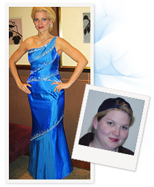 Laurie before and after