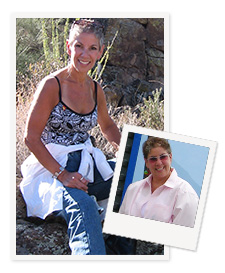 Sandra before and after