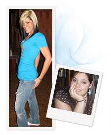 Sarah before and after