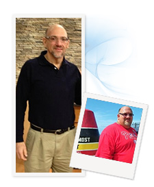 Chris before and after