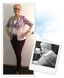 Vicki before and after