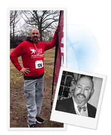 Mike before and after