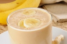 peanut butter and banana smoothie