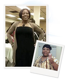 Felicia before and after