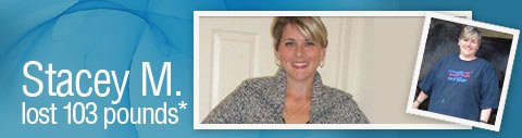Stacey M. lost 103 pounds